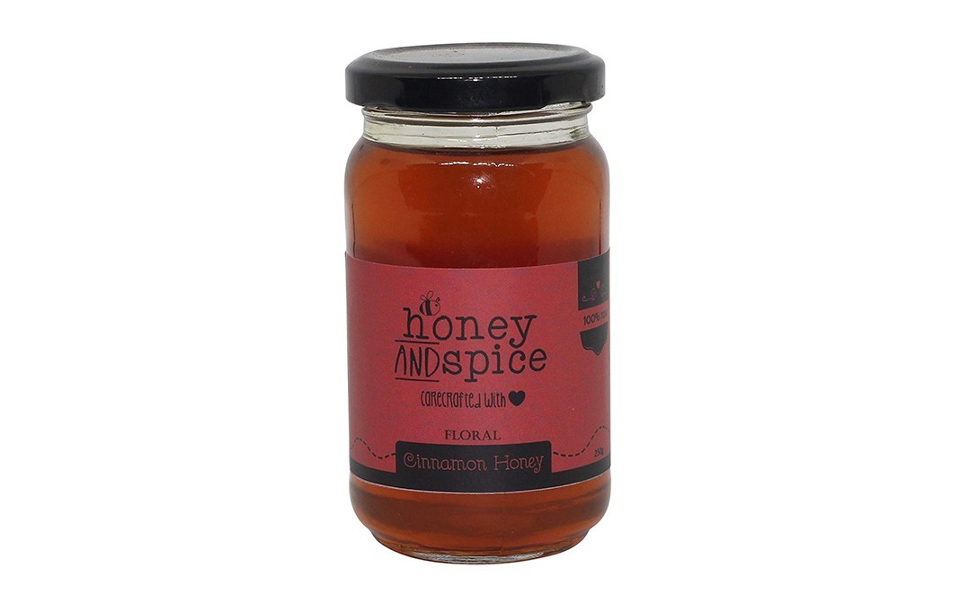 Honey And Spice Cinnamon Honey    Glass Jar  500 grams